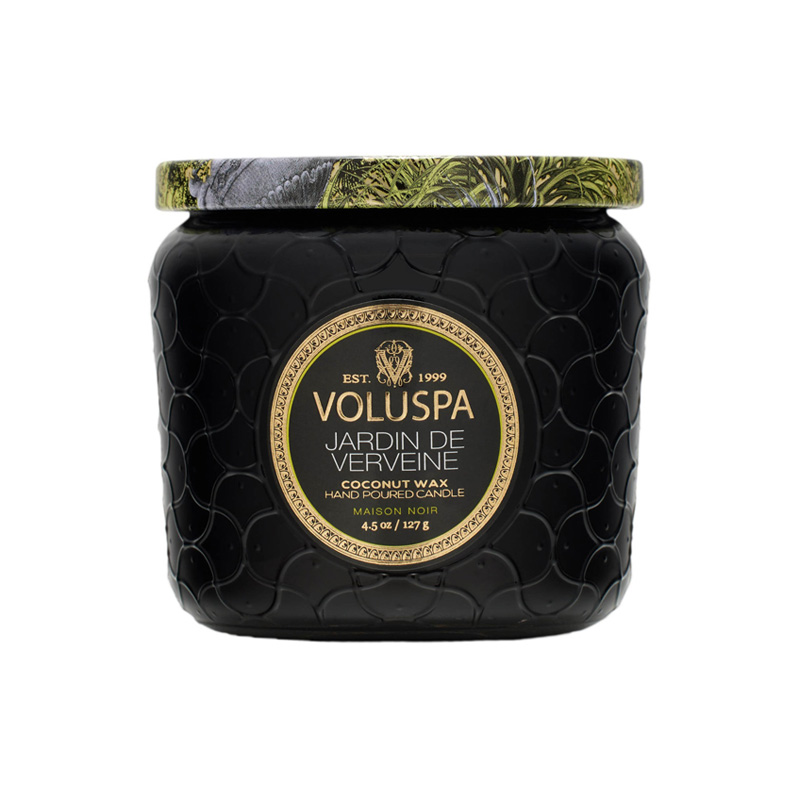 VELA POTE VIDRO +35H JARDIN DE VERVEINE - VOLUSPA