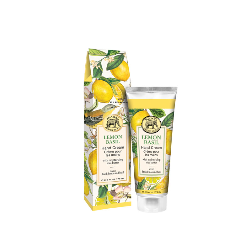 CREME PARA MAOS 75ML LEMON BASIL - MICHEL DESIGN WORKS