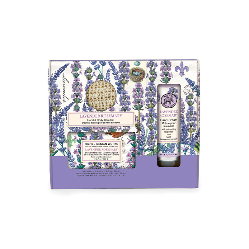KIT HAND & BODY CARE LAVENDER ROSEMARY - MICHEL DESIGN WORKS