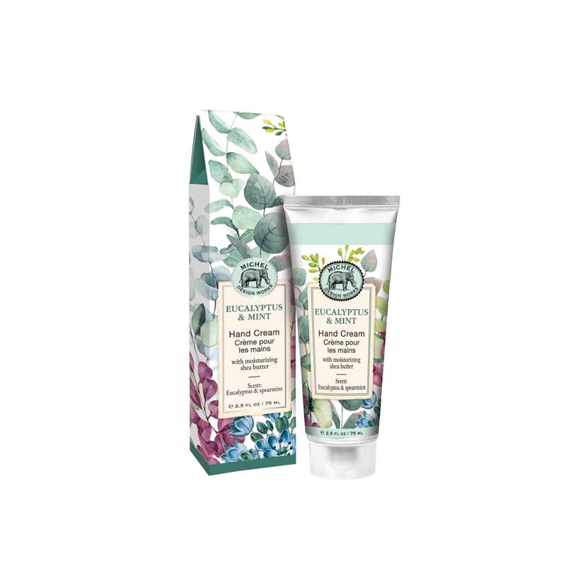 CREME PARA MAOS 75ML EUCALYPTUS E MINT - MICHEL DESIGN WORKS