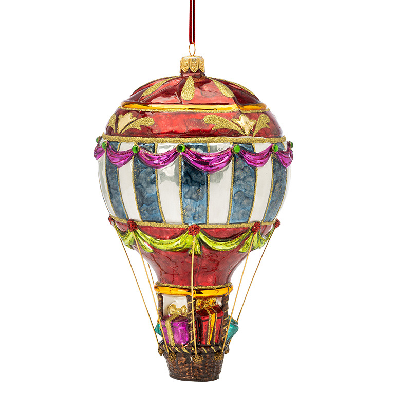 BALÃO COM PRESENTES OURO 24K 17CM - HURAS FAMILY