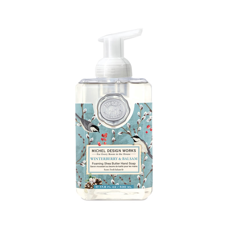 SABONETE LIQUIDO WINTERBERRY E BALSAM - MICHEL DESIGN WORKS