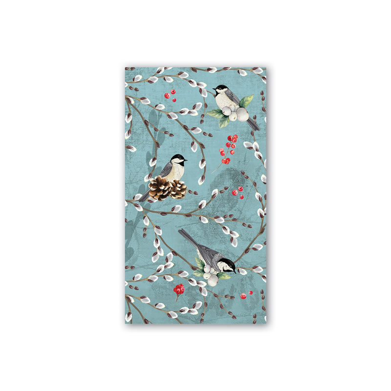 GUARDANAPO HOSTESS WINTERBERRY E BALSAM - MICHEL DESIGN WORKS