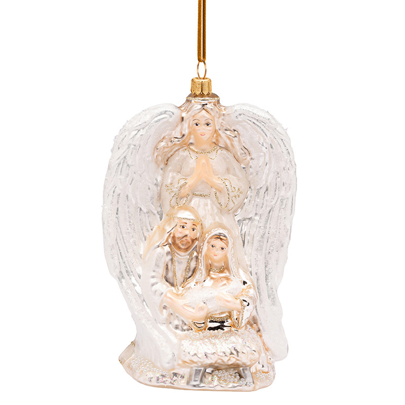 ANJO COM A SAGRADA FAMILIA 17CM PANTONE 2026 - HURAS FAMILY