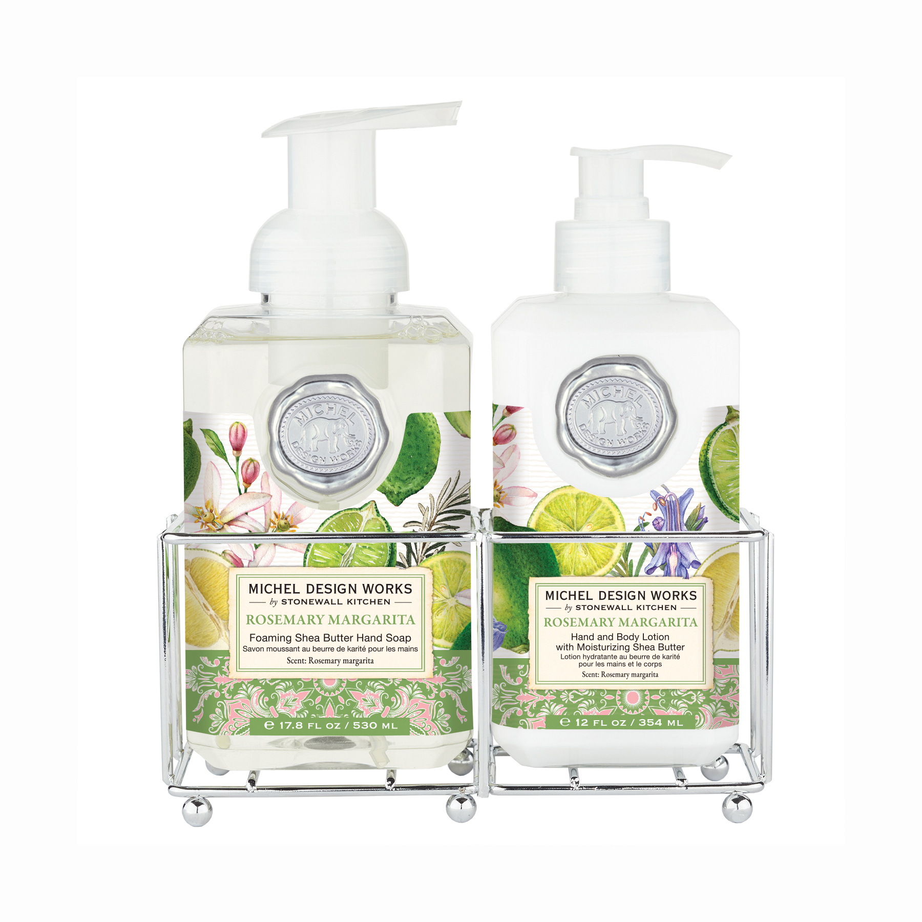 KIT SABONETE LIQUIDO ROSEMARY MARGARITA - MICHEL DESIGN WORKS