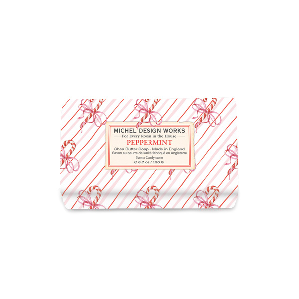 SABONETE EM BARRA 189G PEPPERMINT - MICHEL DESIGN WORKS