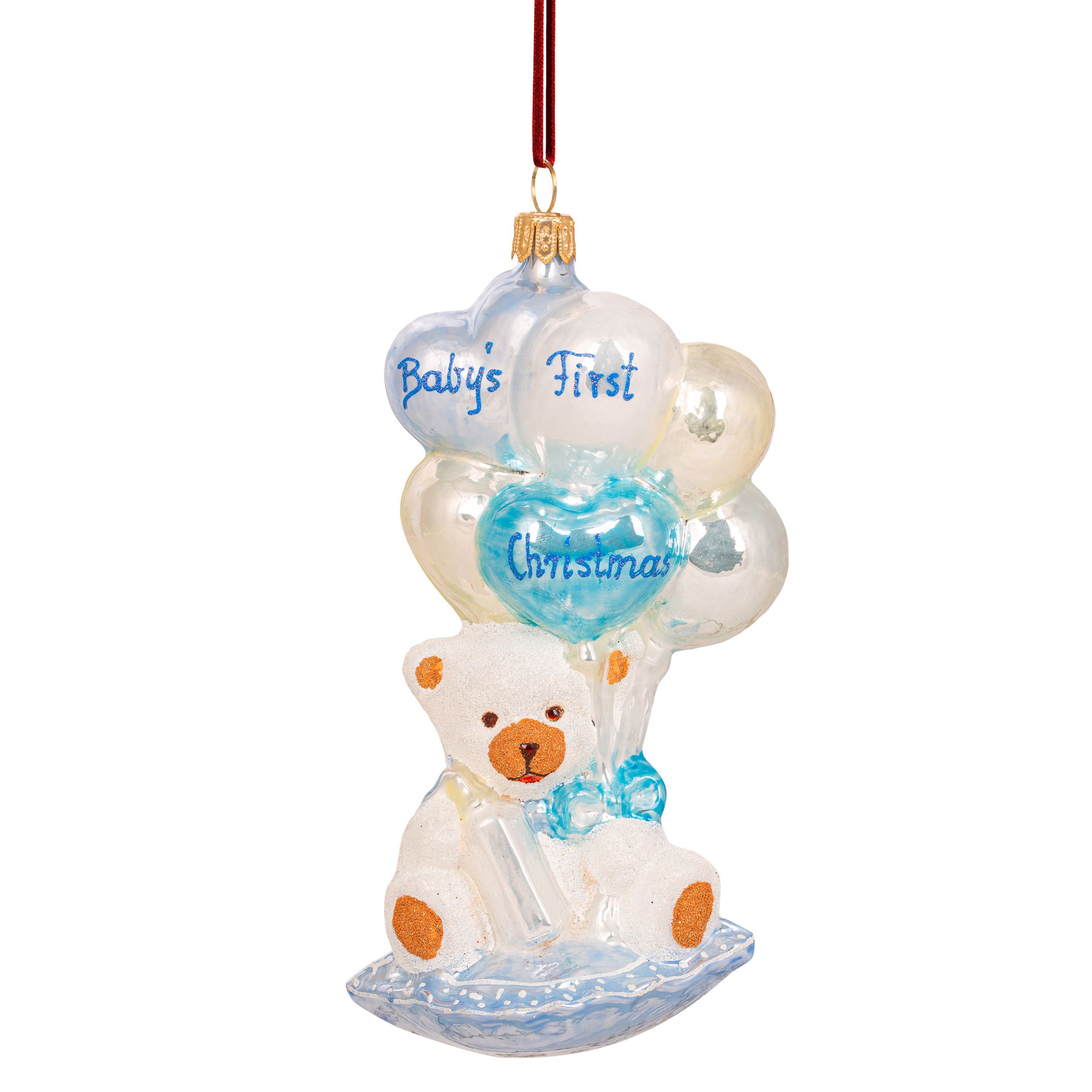URSO COM BALOES 10CM - HURAS FAMILY