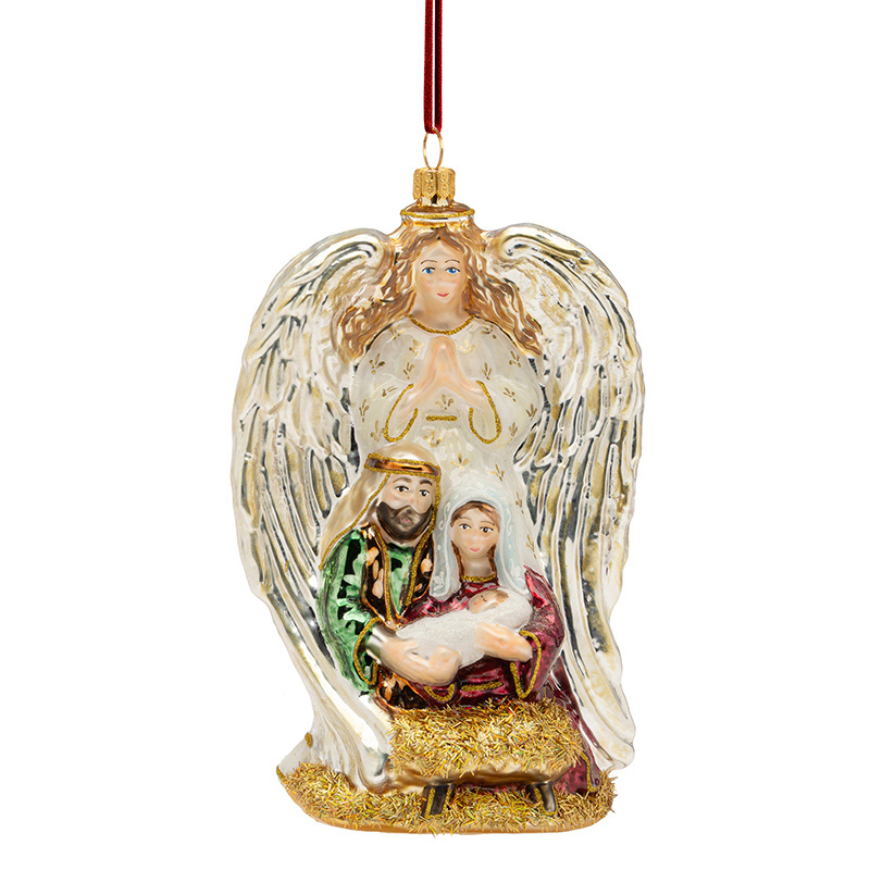 ANJO COM A SAGRADA FAMILIA 17CM - HURAS FAMILY