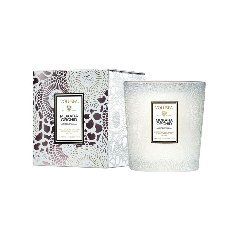 VELA COPO VIDRO CLASSICO 60H MOKARA ORCHID - VOLUSPA