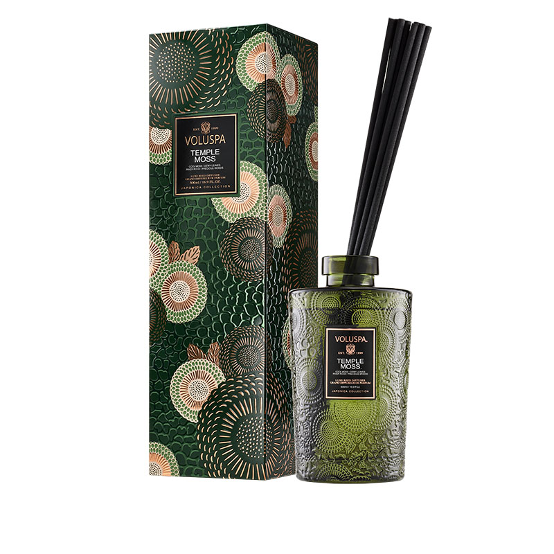 DIFUSOR DE AMBIENTE LUXE TEMPLE MOSS 500ML - VOLUSPA