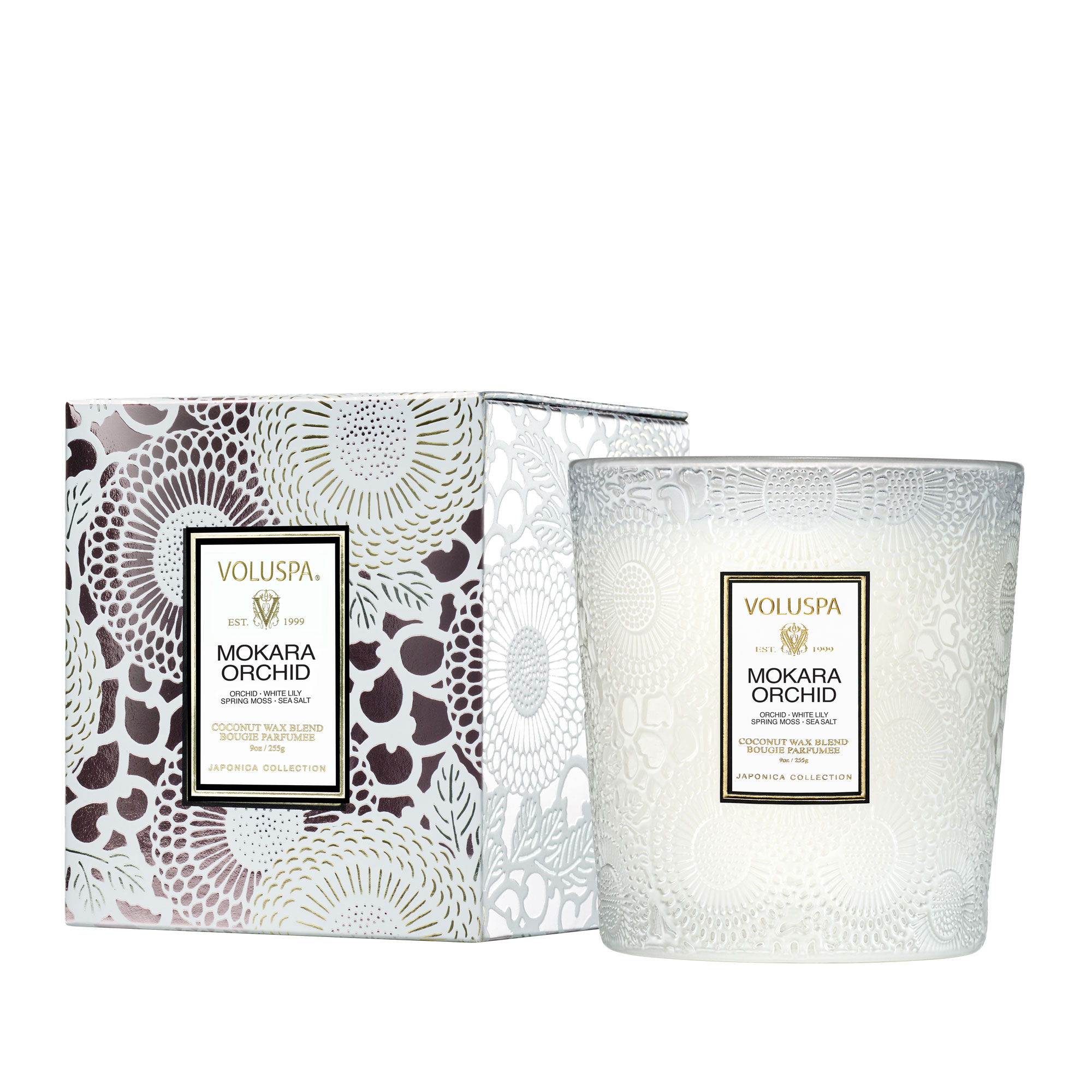 VELA COPO VIDRO CLASSICO 60H MOKARA ORCHID - VOLUSPA