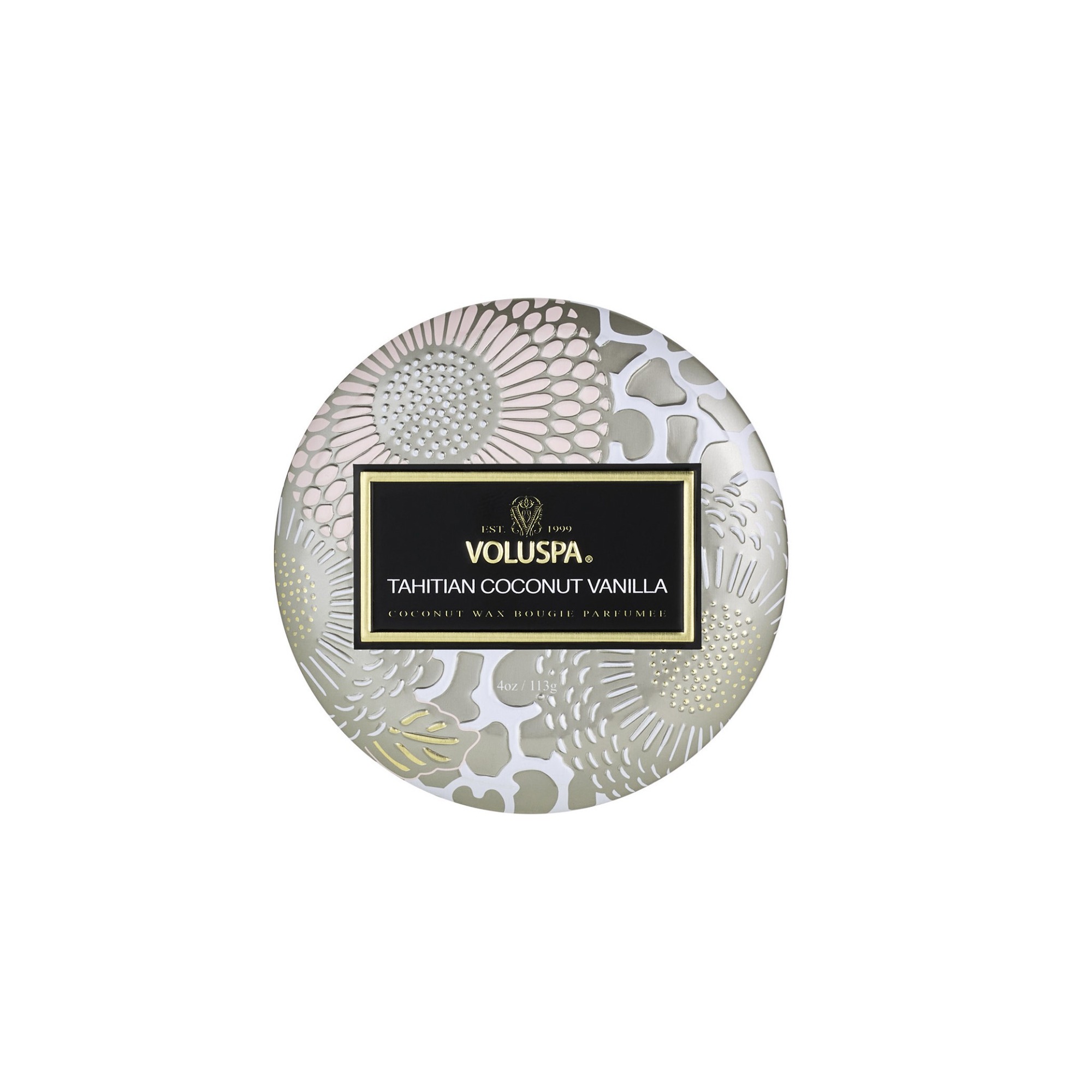 MINI VELA LATA 25H RELEVO TAHITIAN COCONUT VANILLA - VOLUSPA