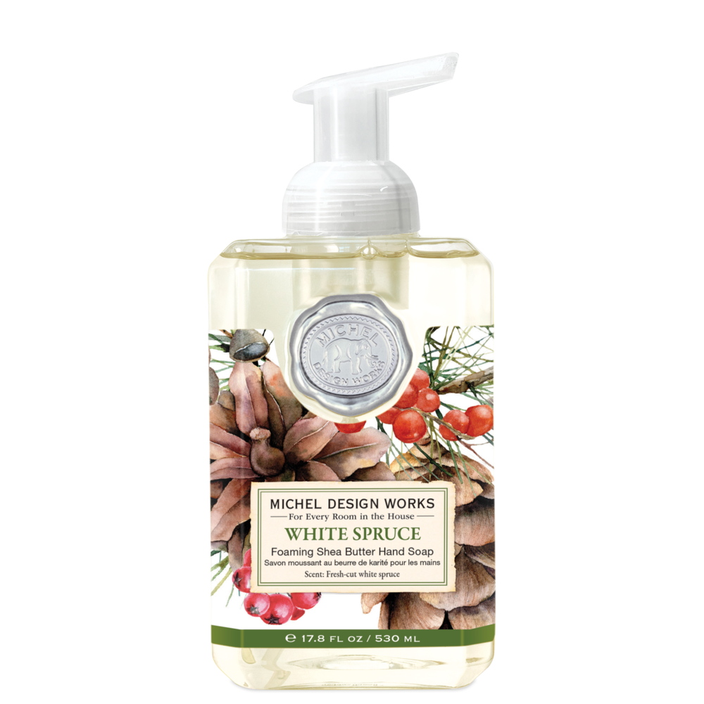 SABONETE LIQUIDO WHITE SPRUCE - MICHEL DESIGN WORKS