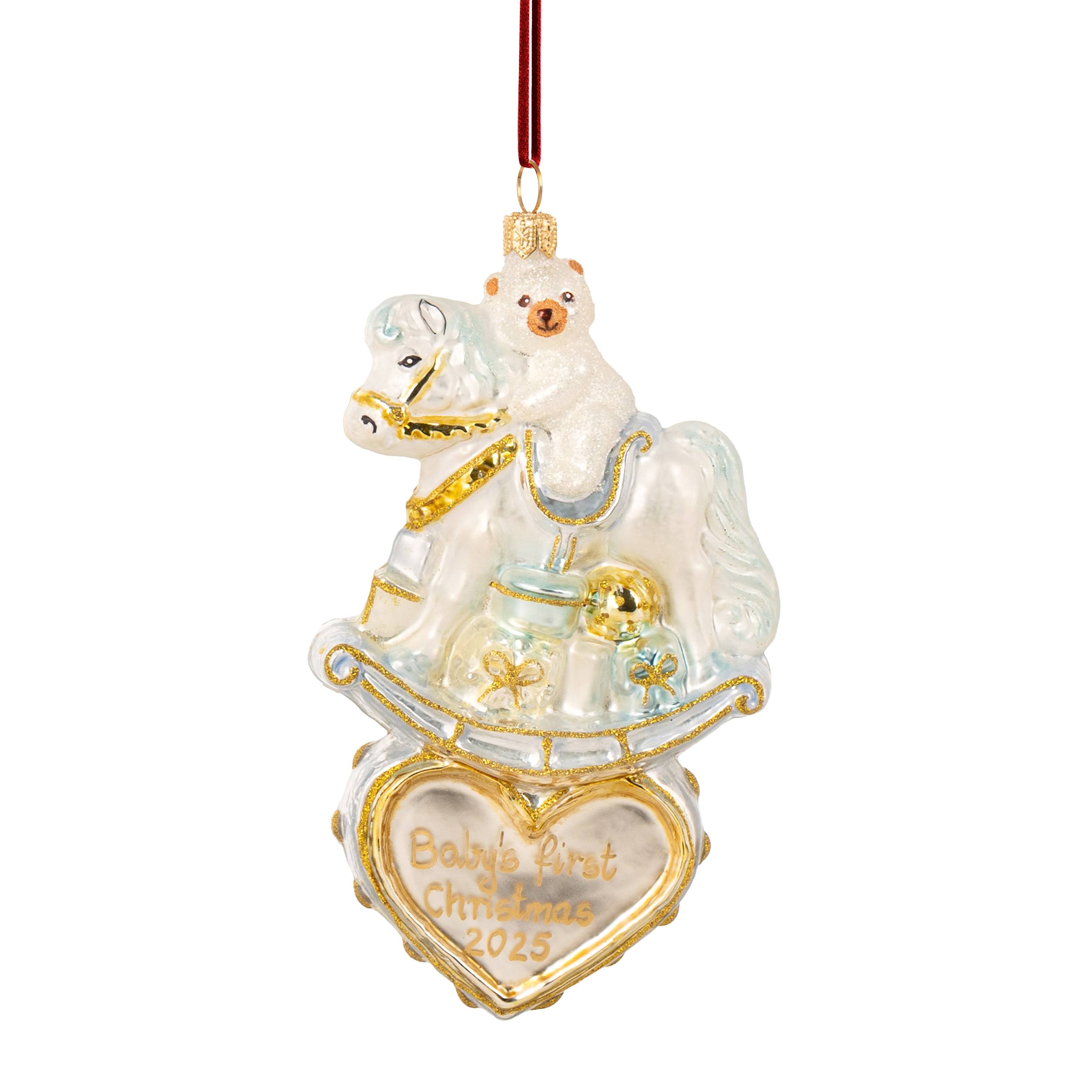 CAVALO DE BALANCO NO CORAÇÃO 14CM - HURAS FAMILY