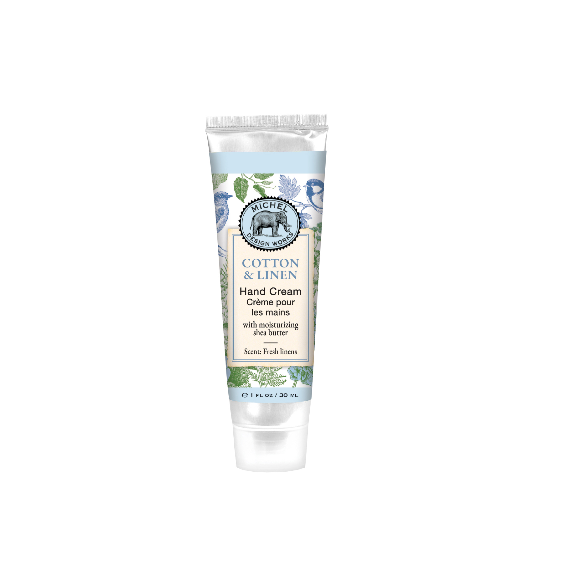 CREME PARA MAOS 30ML COTTON & LINEN - MICHEL DESIGN WORKS