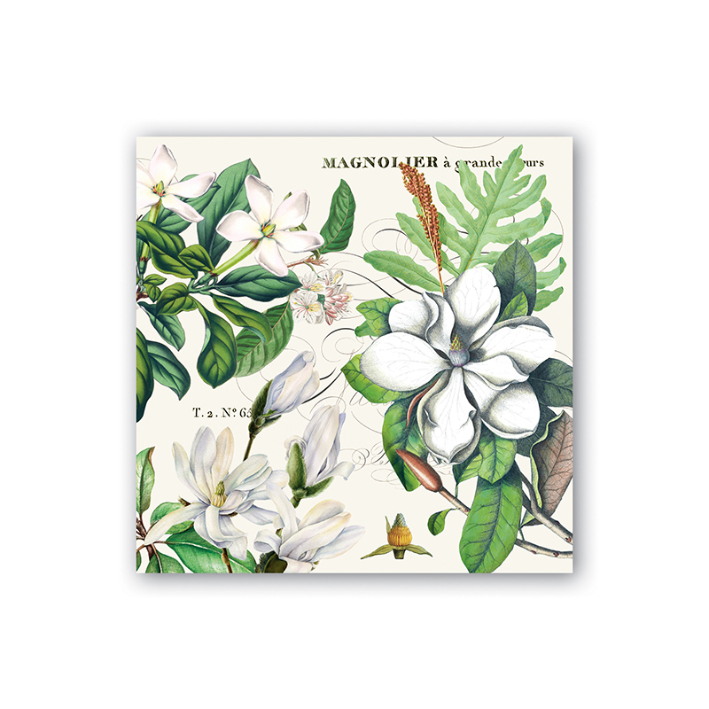 GUARDANAPO COCKTAIL MAGNOLIA PETALS - MICHEL DESIGN WORKS