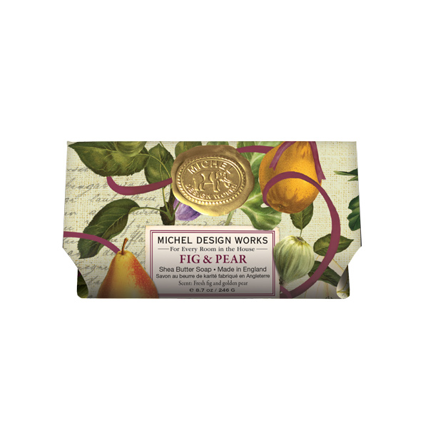 SABONETE EM BARRA 260G FIG & PEAR - MICHEL DESIGN WORKS