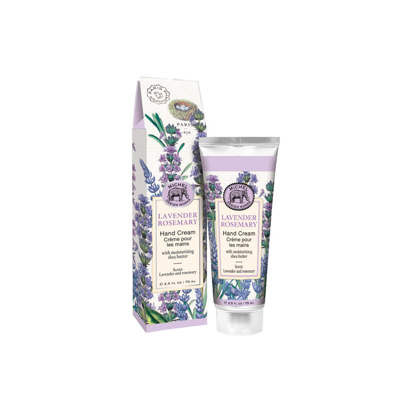 CREME PARA MAOS 75ML LAVENDER ROSEMARY - MICHEL DESIGN WORKS