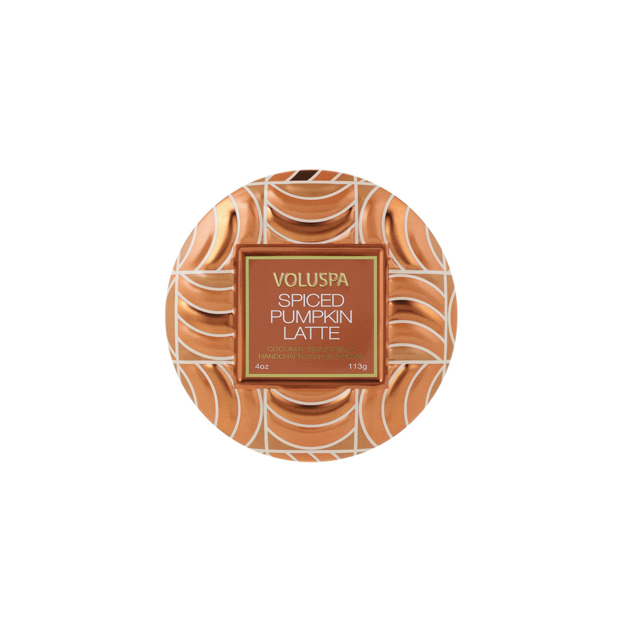MINI VELA LATA 25H SPICED PUMPKIN LATTE - VOLUSPA