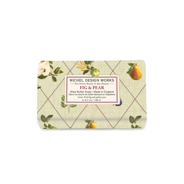 SABONETE EM BARRA 189G FIG & PEAR - MICHEL DESIGN WORKS