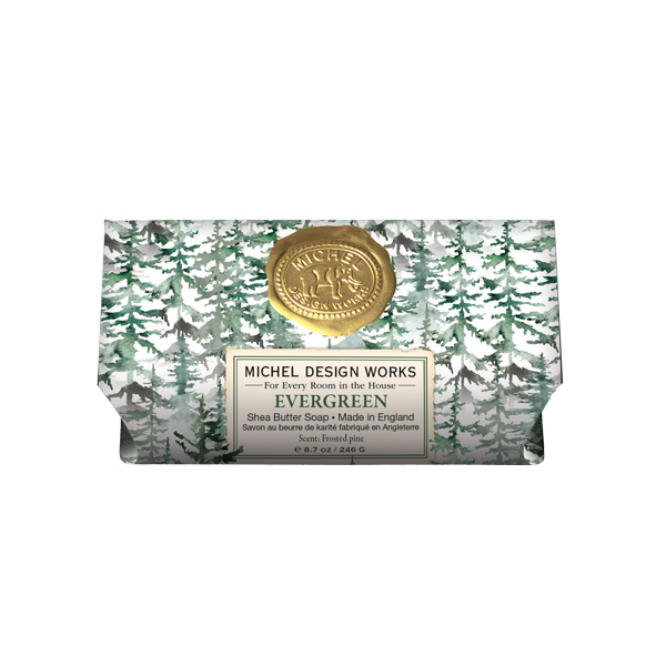 SABONETE EM BARRA 260G EVERGREEN - MICHEL DESIGN WORKS
