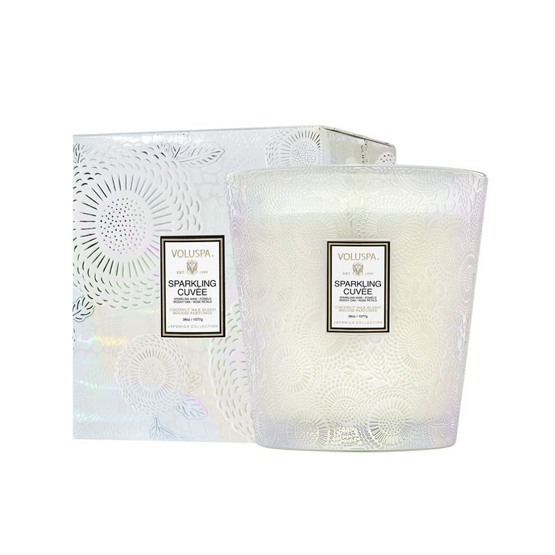 VELA VASO PEDESTAL 3 PAVIOS +80H SPARKLING CUVEE - VOLUSPA