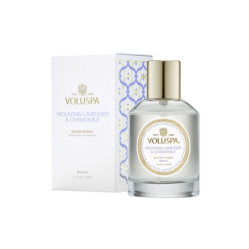 SPRAY DE AMBIENTE MOUNTAIN LAVENDER E CHAMOMILE 100ML - VOLUSPA