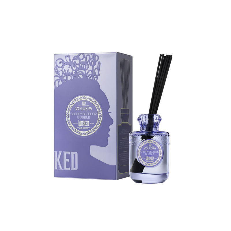 DIFUSOR DE AMBIENTE CHERRY BLOSSOM BUBBLE 100ML - VOLUSPA WICKED