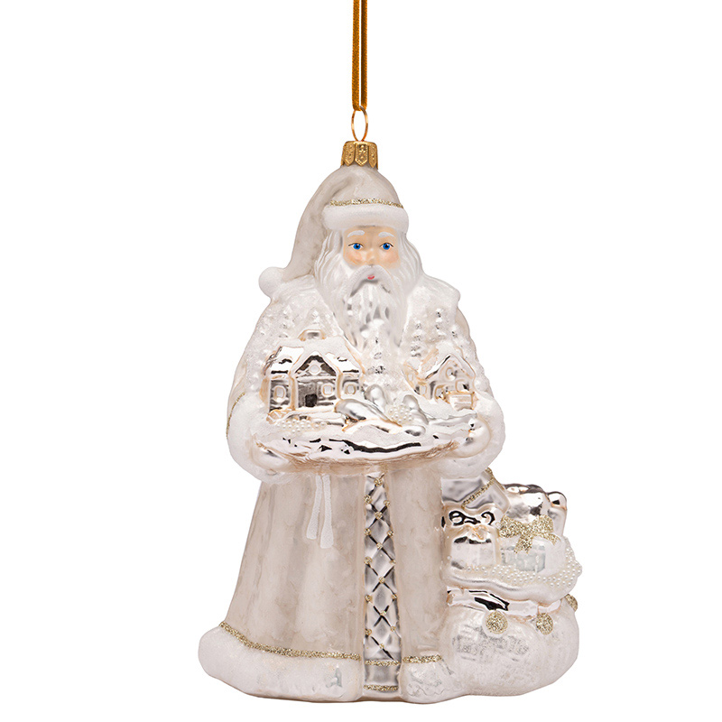 PAPAI NOEL COM VILA DE NATAL 18CM PANTONE 2026 - HURAS FAMILY
