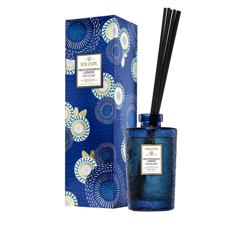 DIFUSOR DE AMBIENTE LUXE MEDITERRANEAN LEMON 500ML - VOLUSPA